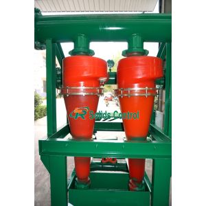 TRZS60 Bottom Shaker Drilling Mud Desander 45um - 75um Separation Point