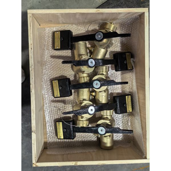Bronze self-closing depth sounder with BSP internal thread end and 360° rotating rod. & SOUNDING COCK THREADED ENDS Supplier - FeiHang Marine