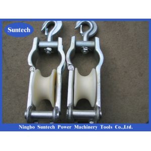 Nylon Wheel Crossarm Mounted Conductor Pulley Stringing Block