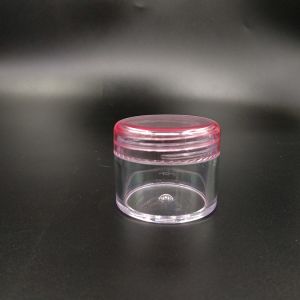 Transparent Customized Plastic Cosmetic Jar with Smooth Surface Performance