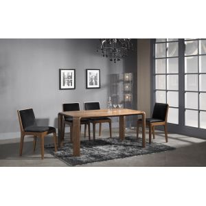 China Modern Dining Room Furniture,Walnut Wood Dining Table,Chiars on sale