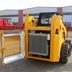 205mm Ground Clearance Mini Track Loader 850kg Rated Operating Capacity