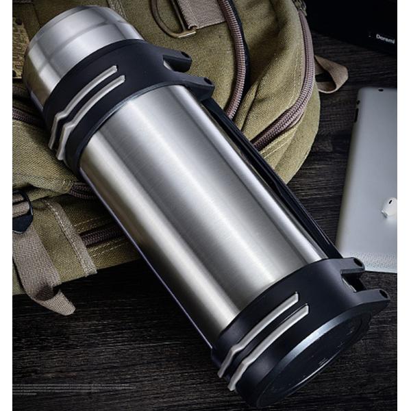 Thermos Vacuum Pot Flask 1 Litre And 2 Litre Double Stainless Steel