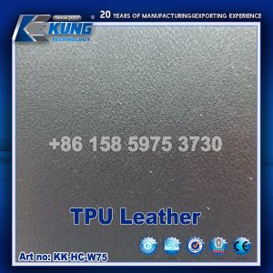 Embossed Printed Shoe Making Materials TPU Synthetic Leather Abrasion Resistant