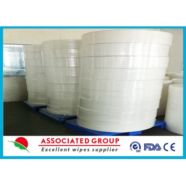 Soft Hygiene Spunlace Nonwoven Fabric 100% Viscose Raw Materials