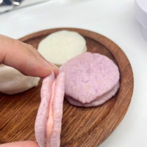 No Added Preservatives Healthy Snacks Round Sandwich Children'S Rice Crackers