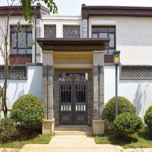 Custom Q215 Steel Wrought Iron Aluminium Fence Gate Automatic Opening