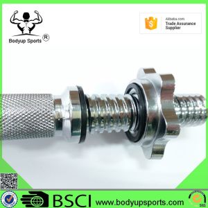 High Quality Gym Chrome Spin lock Dumbbell Handles