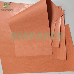 40gsm MG Red Wax Striped Kraft Paper For Pears And Other Fruit Packing