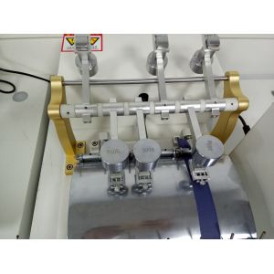 Stain Abrasion Resistant Leather Testing Machine For Clothing / Luggage