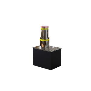 Full Automatic Hydraulic Rising Bollard Shallow Mounted SS304 219mm Diameter