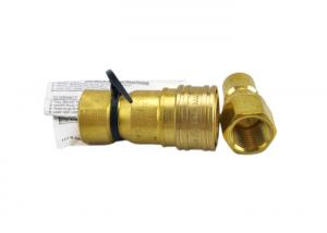 China 3000PSI Thread To Connect Tubular Valve Brass Coupling on sale