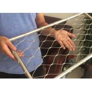 304/316 7*7 Zoo Wire Mesh Fence Green Wall Mesh Safety Net