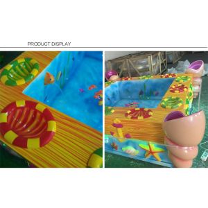 1-12 Players Coin Operated Arcade Machines Fiberglass Fishing Pond