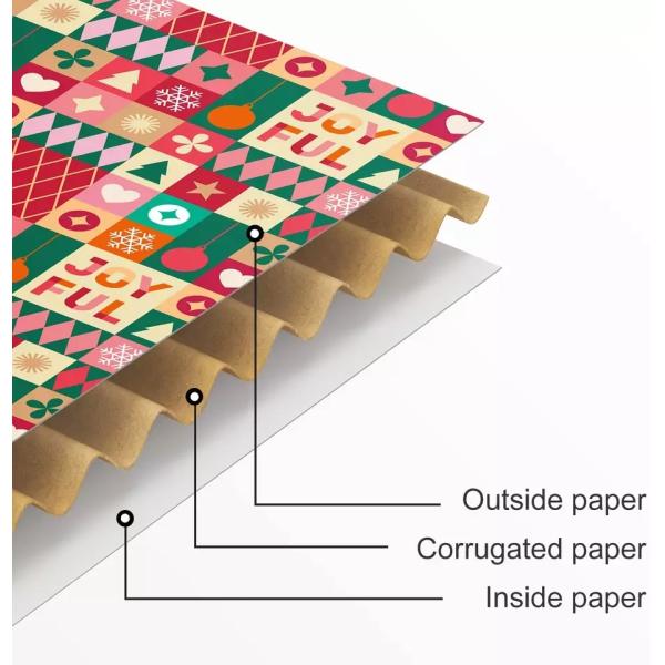 Eco Kraft Printed Paper Packaging Box Corrugated Cardboard Mailer Box