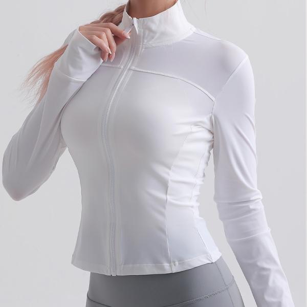 Quick Dry Long Sleeve Horse Riding Jacket Pockets Full Zipper S XL Size