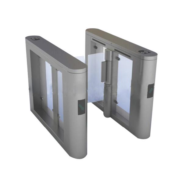 Indoor 304SS Speed Gate Turnstile Flap Barrier Gate For Government Offices