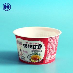 China Food Grade IML Plastic Containers Non Spill Compostable Plastic Cups on sale
