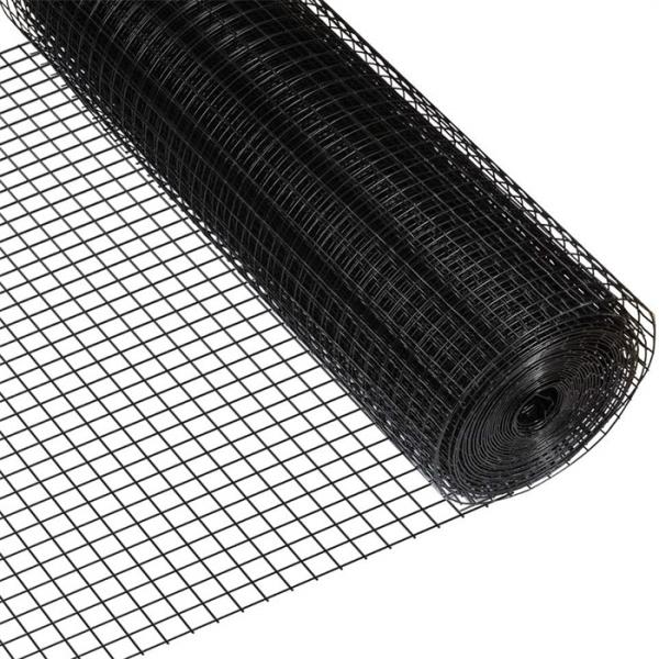 Buy 12 14 16 18 Gauge Livestock Animal Galvanized Welded Wire Mesh Fence Black at wholesale prices