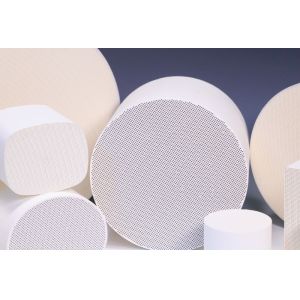 Cordierite Cellular Ceramic Substrates Round For Catalytic Converters