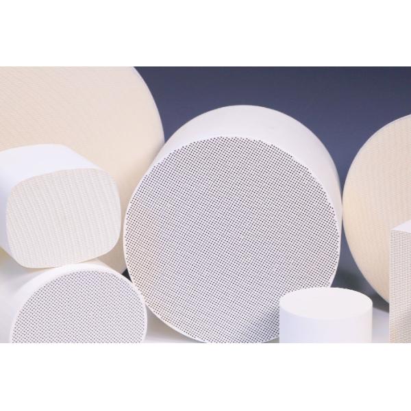 Buy Cordierite Cellular Ceramic Substrates Round For Catalytic Converters at wholesale prices