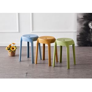 Stackable 4pcs/Ctn Modern White Plastic Dining Chairs