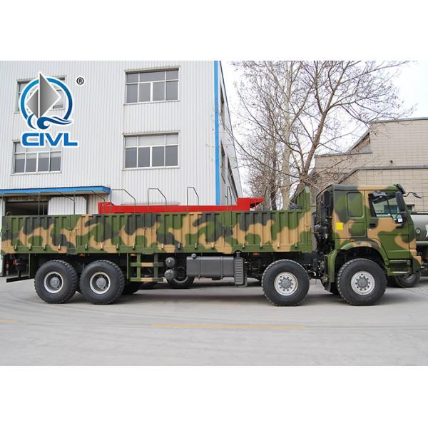 WITH ISO CCC APPROVAL All Wheel Heavy Equipment Trucks 8x8 371hp EuroII 50t Sinotruk HOWO Brand