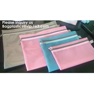 A4 Office File Folder Zip Lock Mesh Color Package Clear PVC Document Bag,File