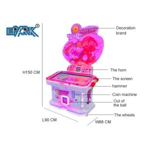 Shopping Mall Game Center Amusement Equipment Indoor Cute Hammer Kids Arcade