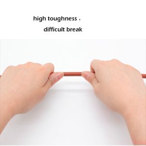 Two Heads Carbonized Bamboo Circular Knitting Needles 60cm Length Transparent