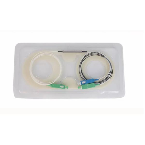 FTTH 3 Ports 1310 1490 1550nm Steel Tube FWDM Coupler