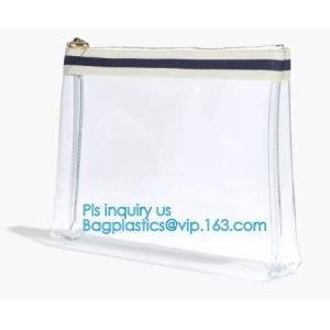 matt frosted PVC slider zipper bag plastic bag with zipper/pvc zipper lock