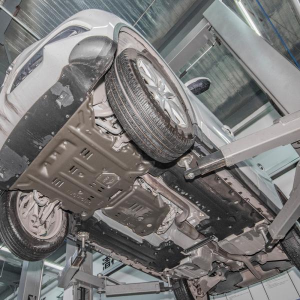 Alfa Romeo Stelvio Skid Plate Engine Guard Transmission Underbody Armour in Aluminum Alloy