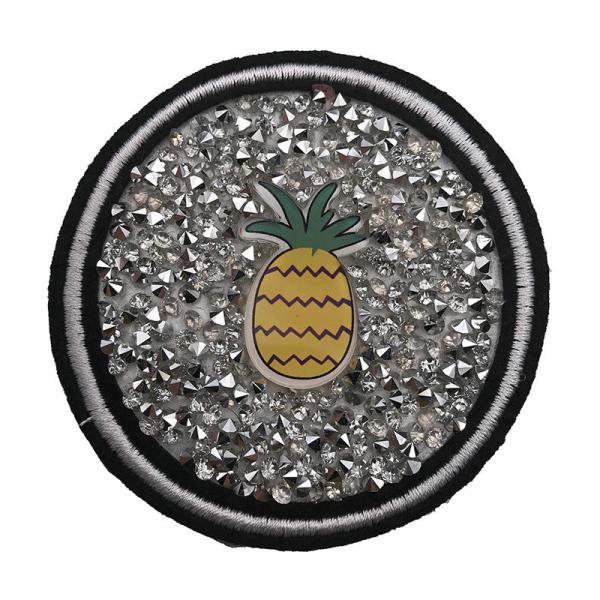 Buy Sew On Rhinestone Applique Patches For Garments , Dresses , Caps at wholesale prices