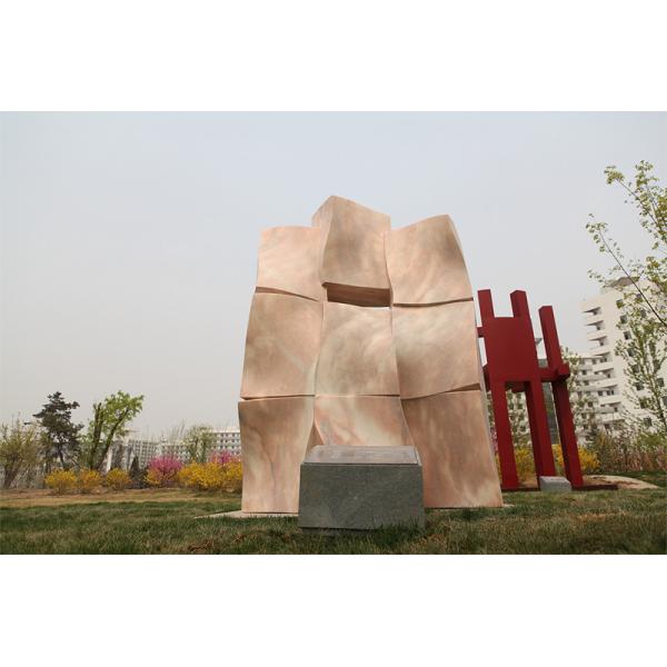 Buy Landscape sculpture with Natural stone for city at wholesale prices