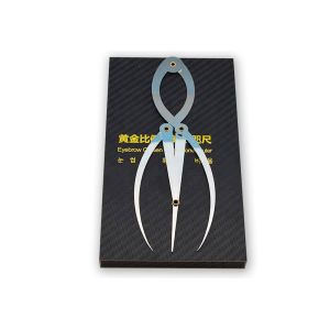 Stainless Steel Eyebrow Line Marker Ruler PMU Microblading Permanent Makeup