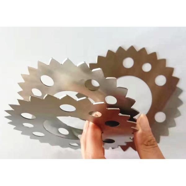 Wear Resistance Solid Tungsten Carbide Circular Blade Rolling Cutter For Fin Machine