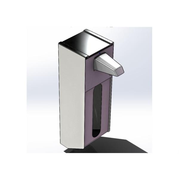 Stainless Steel Touch Free Hand Sanitizer Dispenser 6cm - 12cm IR Sensing