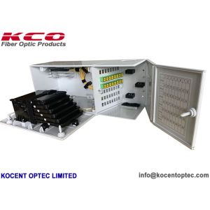 48 Port Wall Mount Fiber Termination Box Indoor IP55 Fiber Optic Distribution