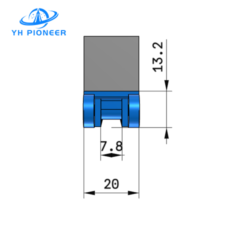 Sanitized Bezel Plastic Chain for Easy Cleaning and Maintenance in Food and Pharmaceutical Industries