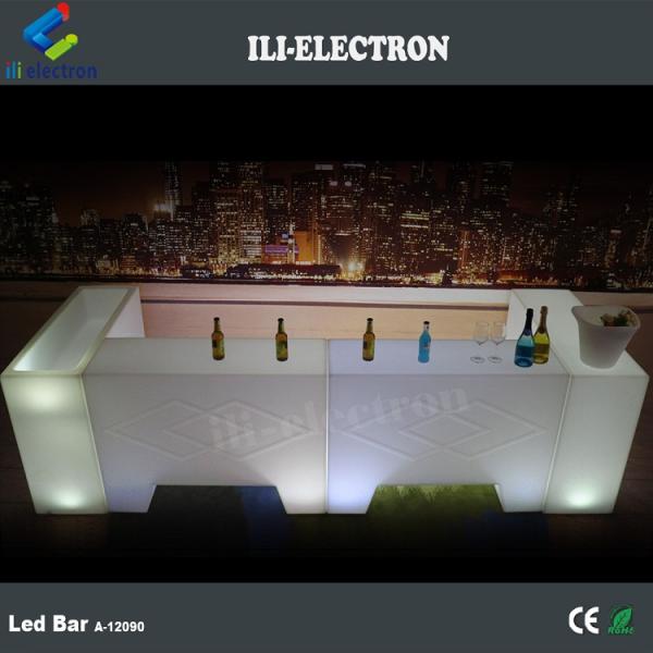 Remote control plastic led corner bar
