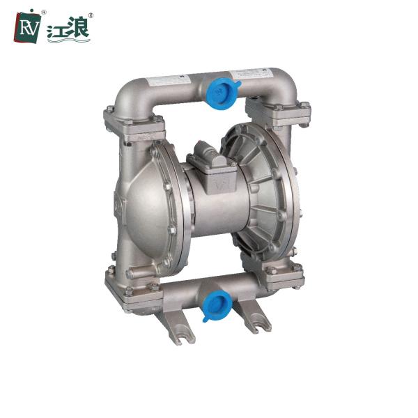 Metal Chemical Diaphragm Pump Air Driven 2" Stainless Steel Threaded
