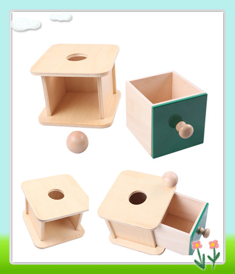 Montessori Materials Imbucare Box w/ Ball