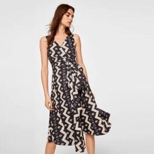 Buy cheap Factory price woven ladies summer office dresseeee from wholesalers