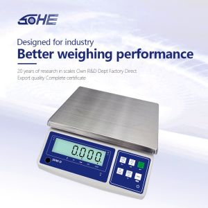 6KG Range Precision Waterproof Weighing Table Scale with Customizable LCD