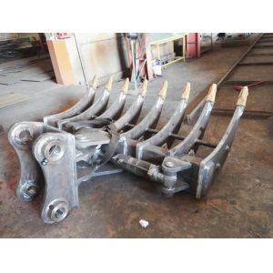 NM400 Excavator Digger Rakes With Quick Coupler