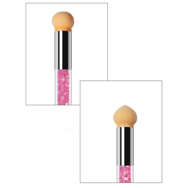 Customizable Double Nail Art Brush Acrylic Water Drill Filling Brush Rod Dizzy Dye Pen