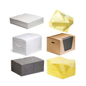 Oil Absorbent Pads 400x500mm Polypropylene 4mm Thick