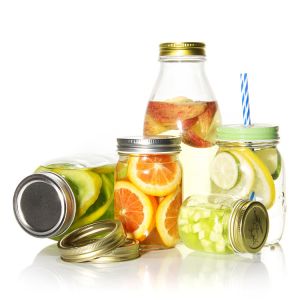 Canning Pickle Glass Mason Jars 150ml 200ml 250ml With Lids