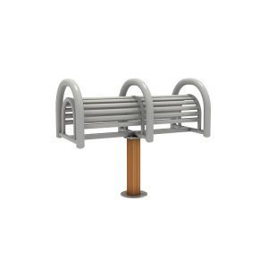 114mm Pipe Bodybuilder Impulse Outdoor Park Equipment Galvanized